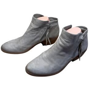 Sam Edelman Womens Packer Leather Almond Toe Ankle Boots Women's Size 8.5 EUC